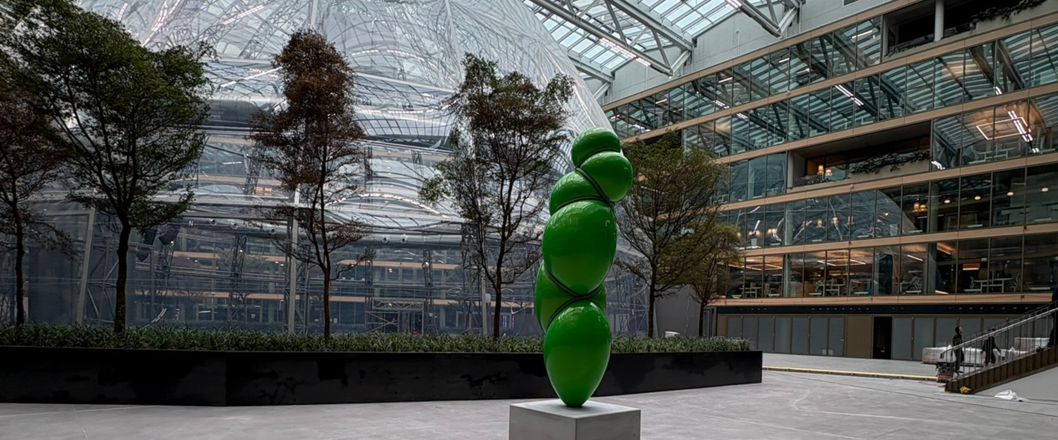 Kunstwerk von Stephan Marienfeld im EUREF-Campus Düsseldorf