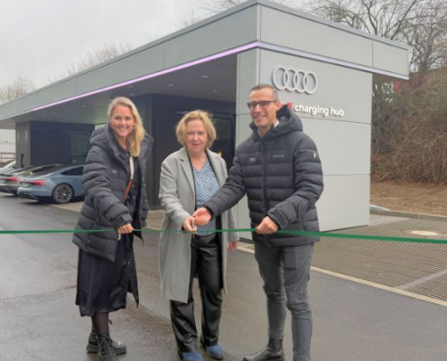 Eröffnung Audi Charging Hub am EUREF-Campus Düsseldorf